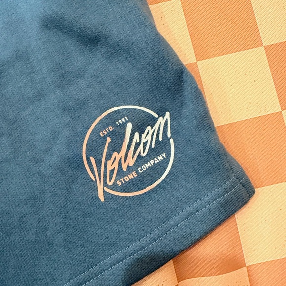 Volcom Women's Blue Drawstring Shorts - Picture 3 of 6